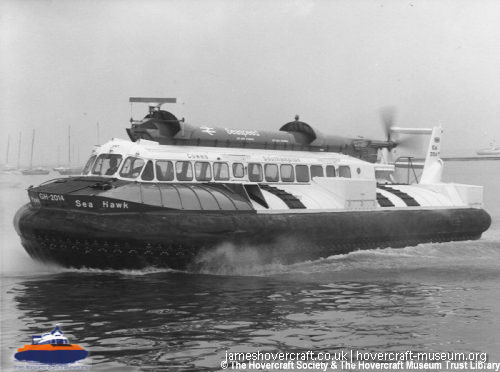 SRN6 with Seaspeed -  (credit: The <a href='http://www.hovercraft-museum.org/' target='_blank'>Hovercraft Museum Trust</a>).